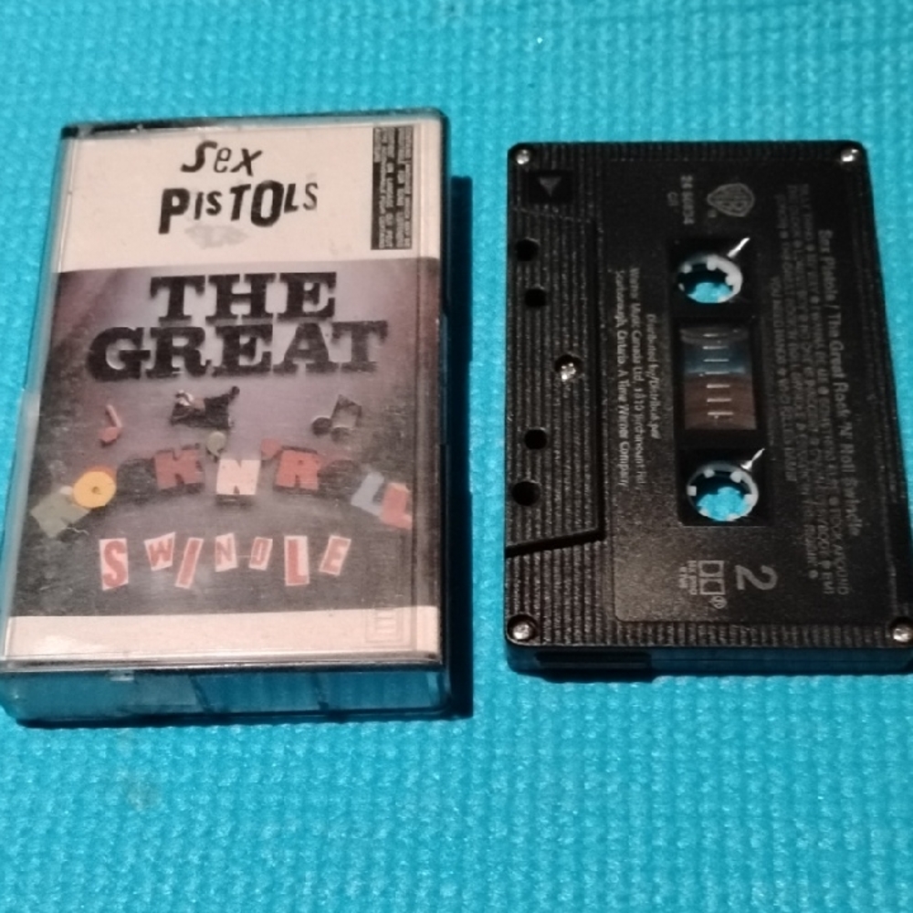 Vintage Sex Pistols Great Rock N Roll Swindle Cassette Tape Punk Did Vicious
